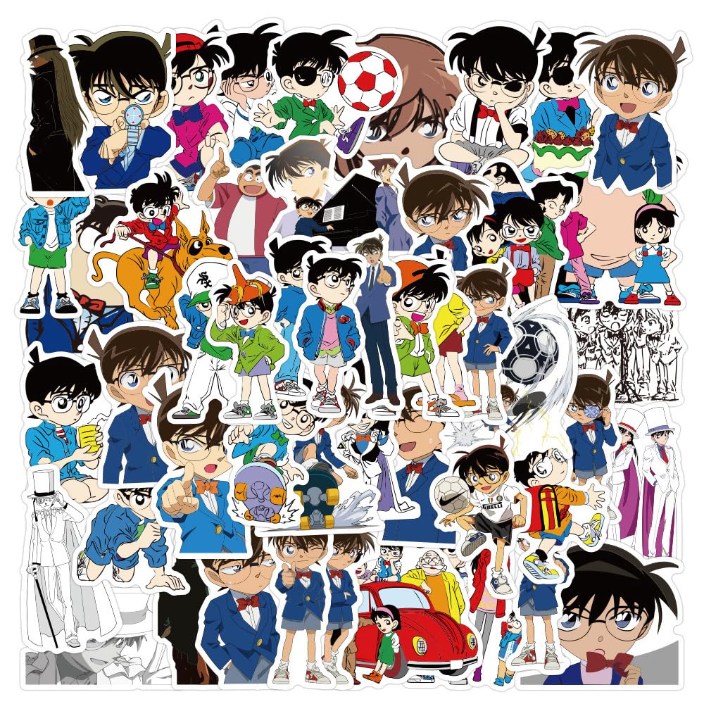 Amazon.co.jp: KRGNPLE 50枚 名探偵コナン アニメ ステッカー
